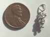 Sterling Silver Waving Santa Charm